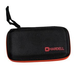 HARDELL Hard Shell Universal Carrying Case Black Orange Zipper Tool Organizer